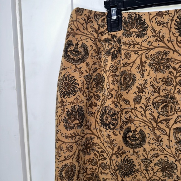 Briggs Floral Brown and Black Maxi Skirt - Picture 2 of 8